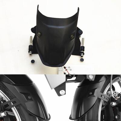 适用BWM F900R F900XR挡泥板 改装加长前挡泥板挡泥沙瓦挡水板