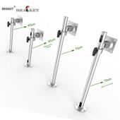 工业计算机液晶显示器支架可调铝合金桌面通用杆基地桌面升高支架