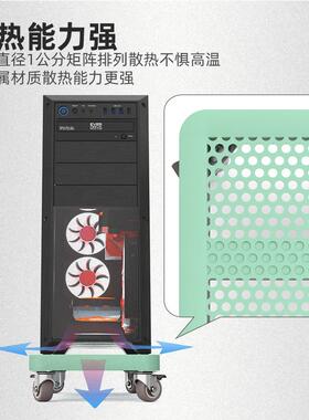 室可移动主机托架滑轮底座台F9688SS7式电架脑机支家用办公置物移