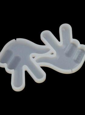 Victory Gesture Shape Silicone Lollipop Molds Chocolate Pop