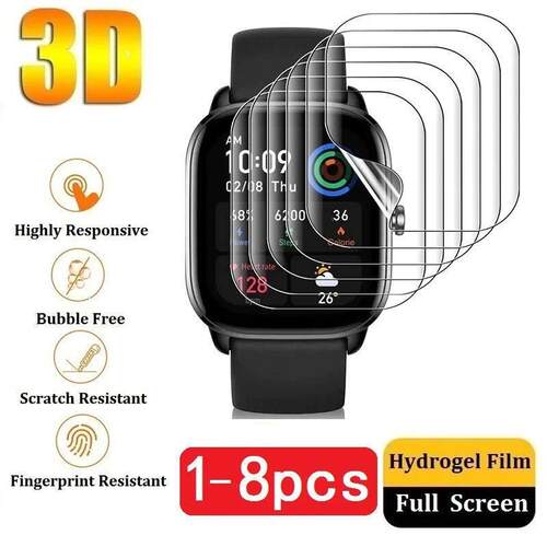 Protective Film on Amazfit GTS 4 Mini 3 2 2e Screen Protecto