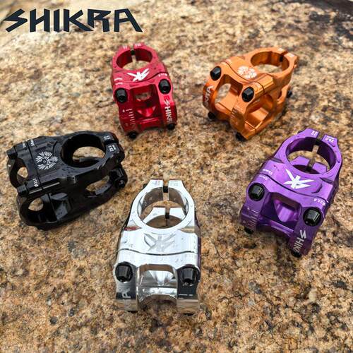 shikra登山自行车把立31.8*35MM镂空改装铝合金短土坡速降把立管