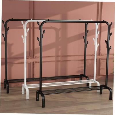 POPHEKO 12 Hook Hanging Pole Rack Clothes Hanger Coat stand