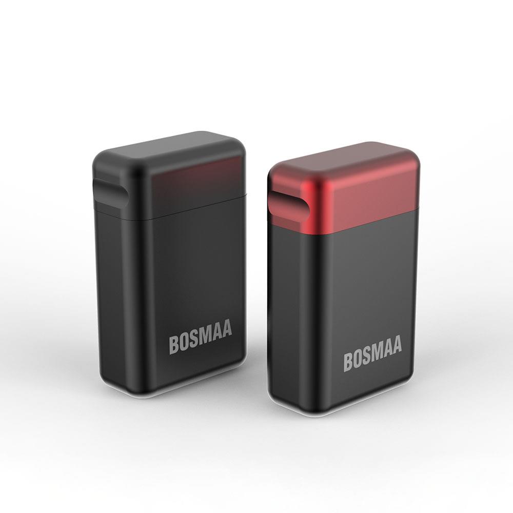 BOSMAA汽车钥匙屏蔽盒子KB021数控铝制金属CNC转轴翻盖磁铁吸合盒
