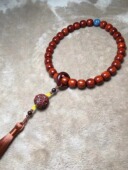 招财貔貅 小叶紫檀1.0佛珠文玩车挂手持念珠挂饰收藏送礼佳品