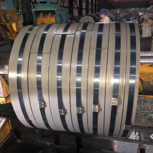 厂家Q195金属黑退波纹管带钢 烤蓝打包带镀锌带钢波纹管钢带