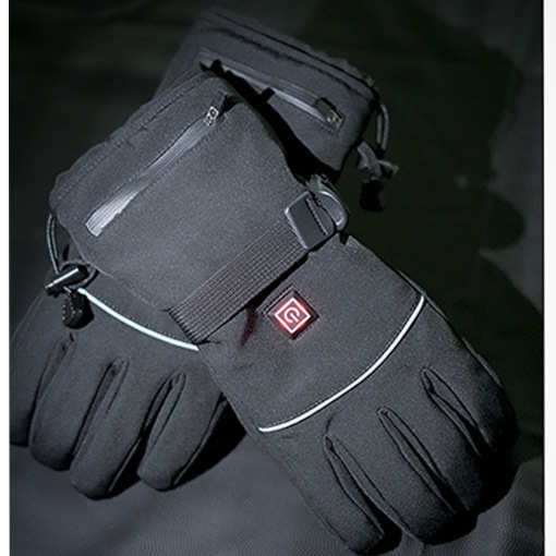 升级款智能发热户外防寒手套全触屏电热三挡调温保暖户外电热手套