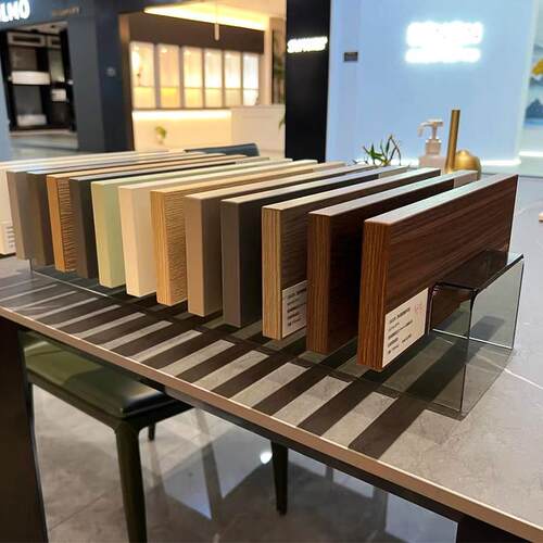 亚克力石材样品桌面展示架 大理石木板展示架玻璃样品色板展示架