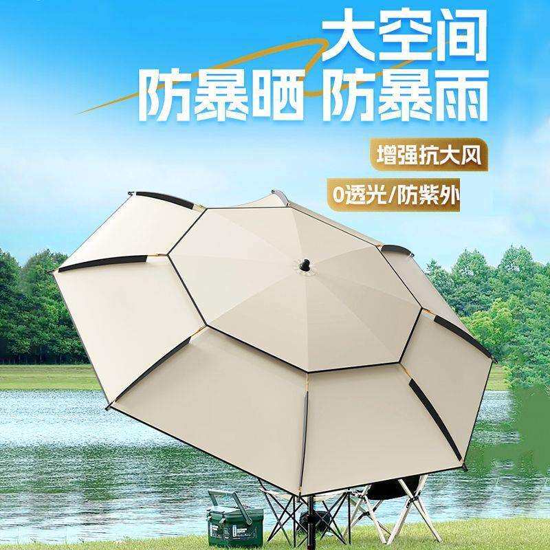 雨伞遮阳伞伞大钓伞万向防雨加大加厚折叠便携太阳伞好看夏天简约