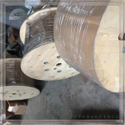 锡磷青铜波纹管全铜环形波波纹管软管铜波纹软管出口木轴包装