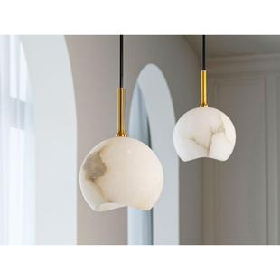 铜云石自全头由升降伸缩单床吊8灯卧室头餐厅新中式 现代小吊 美式