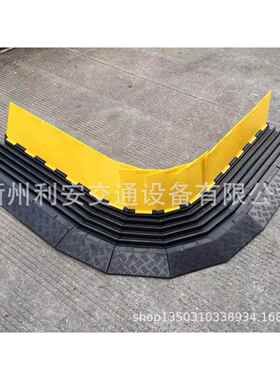 CE RoHS 五线槽减速带弯头，cable protector corner elbow