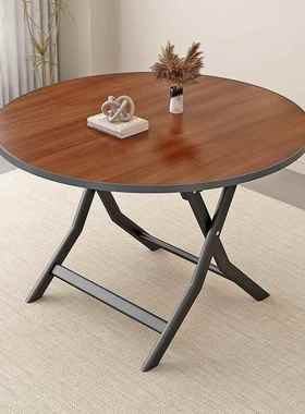 实木折叠桌家外用小桌子便式餐桌家用XPM简易携正烤方形户摆烧摊