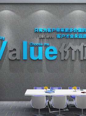 办公室企业文化标墙面装饰创象意设计公司背景形布置志励语F97MSH