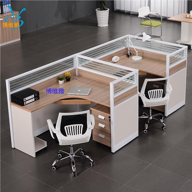 办公办桌屏风工作位职员工桌室电脑公桌BWY-2205卡位卡员座办公桌