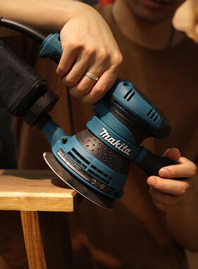 式轨道盘纸光机125mm木工圆盘EKN砂打磨抛光调速M9204砂B