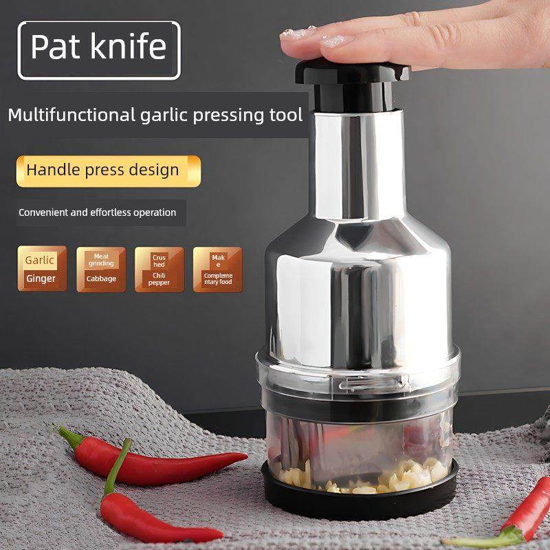 拍拍刀不锈钢304厨房神器德国黑科技捣蒜机蒜泥神器切蒜蓉打蒜器,厨房/烹饪用具,剥蒜器/压蒜器,淘宝优惠券,粉丝福利购,淘宝优惠卷
