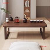 飘窗小桌子折叠炕桌家用实木榻榻米桌子小茶几床上学习矮桌飘窗桌