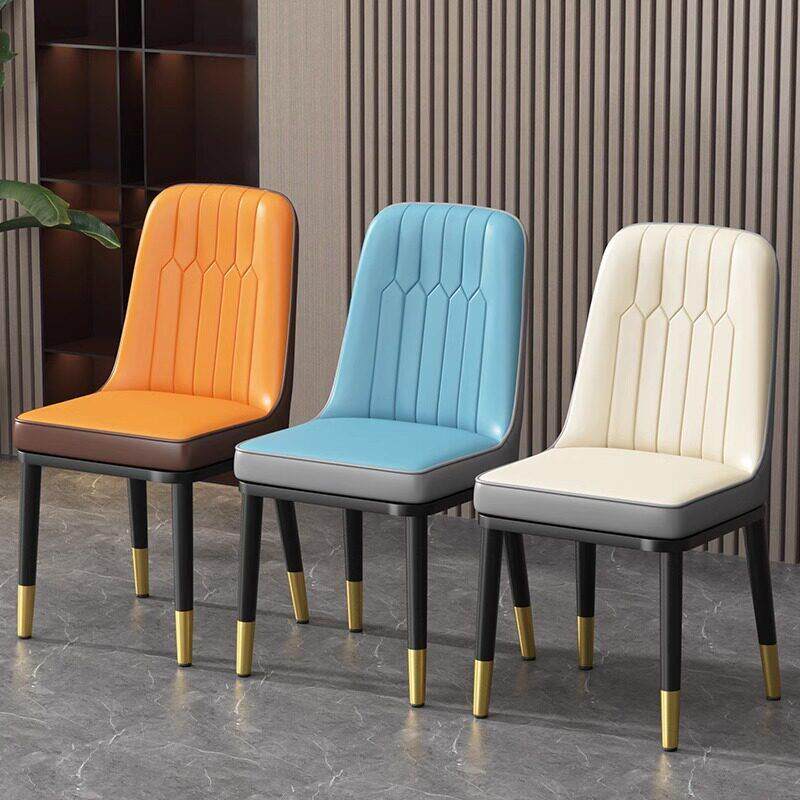 餐椅现轻奢靠背椅子北欧餐桌休闲椅咖啡酒店椅简约家用加厚凳子