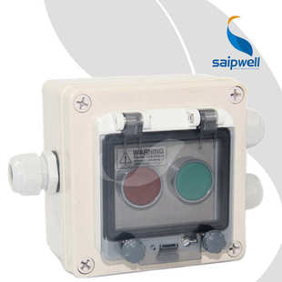 按钮电机启1盒操作防雨急常开盒带盒闭常关+按钮事故盒1停开停罩