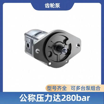REXROTH力士乐外啮合高压双联串联齿轮泵AZPFF