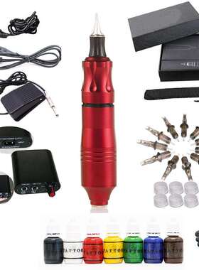 丹汇新款纹身笔夏安套装纹身纹眉一体机割线打雾一体纹身机