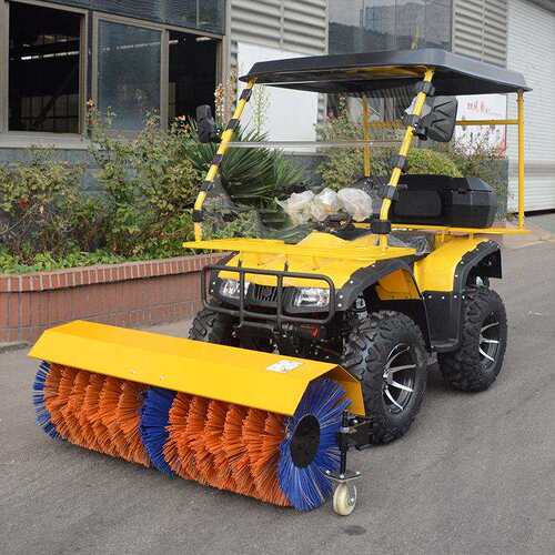 车载式除雪滚刷 路面大型扫雪机 市政冬季养护融雪剂撒布机
