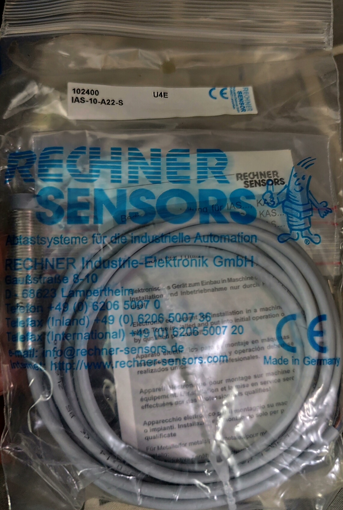 RECHNER SENSOR IAS-10-A22 适用于M