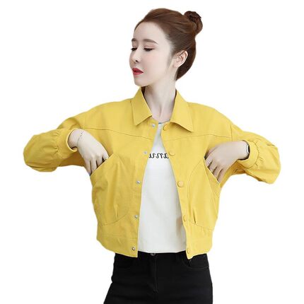 工装外套女春秋季2025新款夹克风衣小个子短款休闲棒球服开衫上衣