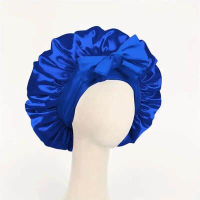 Satin Bonnet Silk Bonnet Bonne For Sleeping Hair Bonnet 睡帽