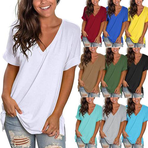 Short sleeved top women's T-shirt短袖上衣女装T恤