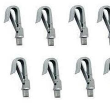 高压单舌接地棒 带接地线10kv-1米长单舌挂钩接地棒 单舌接地线