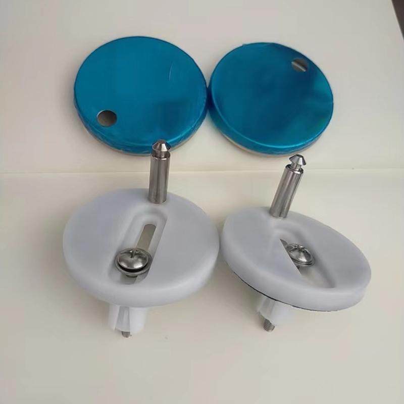 马桶盖通用固定螺丝配件安装蓬胀丝圆形不锈钢底座连接件卡扣螺栓