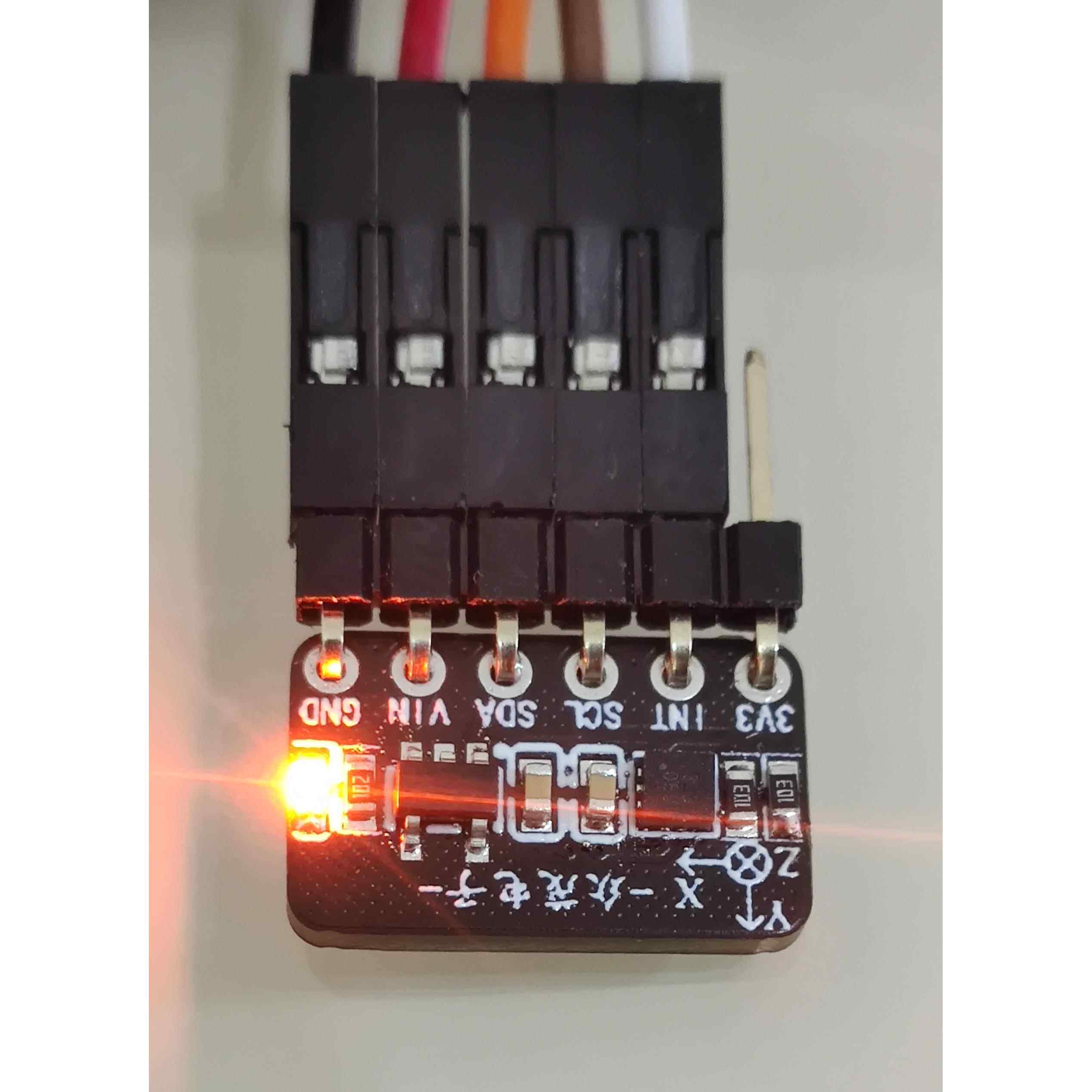 DA213B三轴加速度传感器模块 振动监测传感器模块 IIC接口
