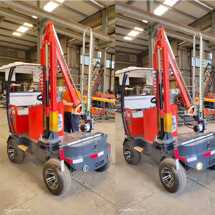 电动绿篱修剪机 四轮冬青石楠路边绿植修剪机座驾式绿化带修剪车