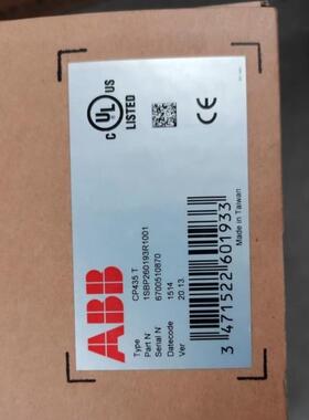 ABB 触摸屏CP435T 1SBP260193R1001全新议价