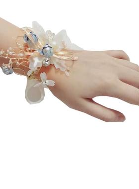 韩式新娘手腕唯美超仙甜美手链