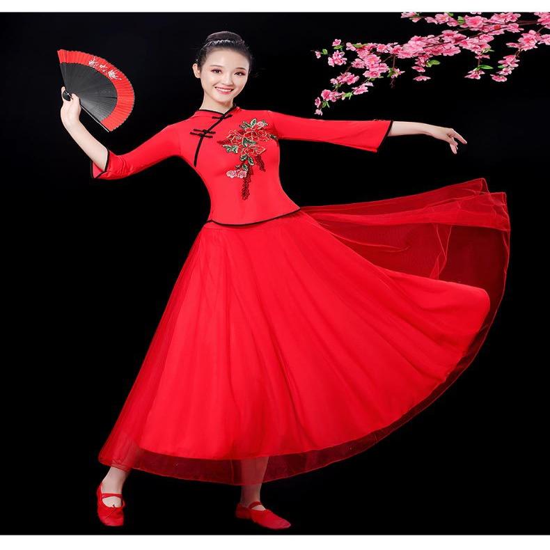 广场舞中老年服装春夏广场舞套装