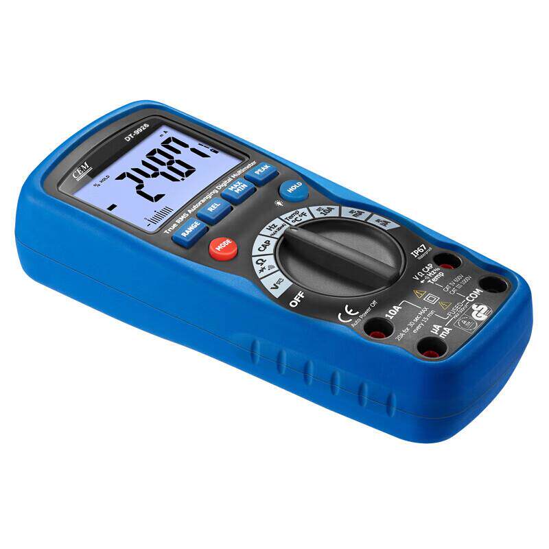 CEM华盛昌DT-9927真有效值高精度万用表电压电流检测电阻温度测试