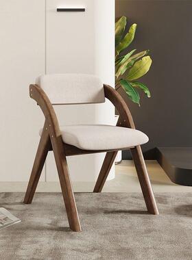 公叠折椅木椅靠背椅实木椅餐椅家用办凳子可JNM折叠椅子耐用多功