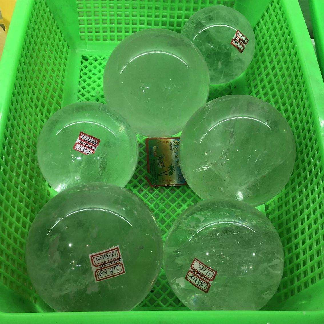 东海白水晶球摆件水晶球摆设 水晶原石