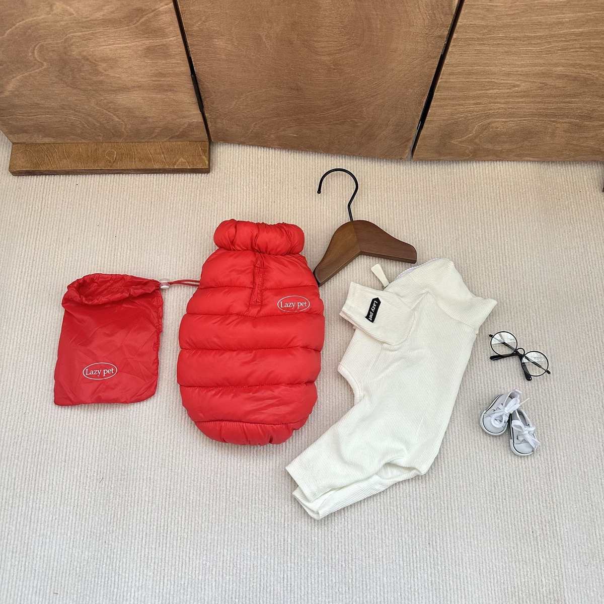 秋冬宠物狗狗衣服泰迪比熊博美猫咪小型犬雪纳瑞贵宾四脚裤