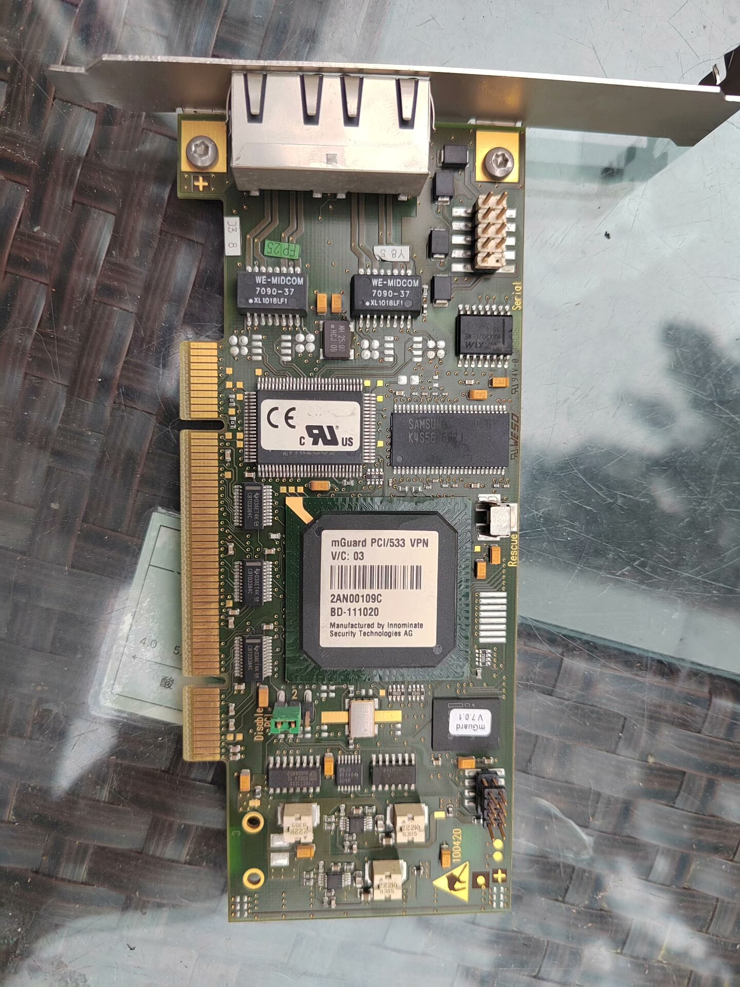 网卡mGuard    PCl/533  VpN