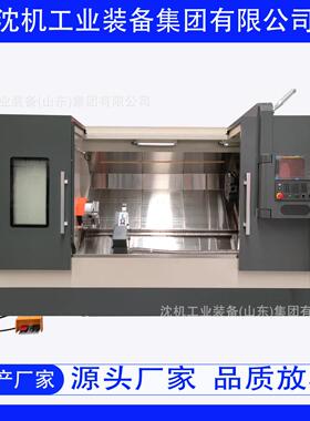 热销机型厂家直销车铣复合CNC大型斜床身数控车床TCK50A-1500
