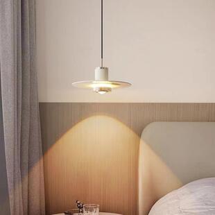 全吧光谱护床227台头吊灯轻奢设眼计创意飞碟垂线灯餐厅卧室床头