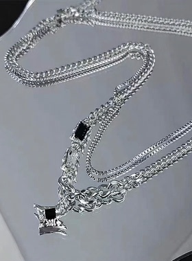 项链嘻哈设计小众个性配饰项链