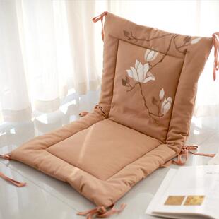 中国风手绘简约禅宗坐垫Y椅子扶手椅茶室书房一年四季棉麻靠垫