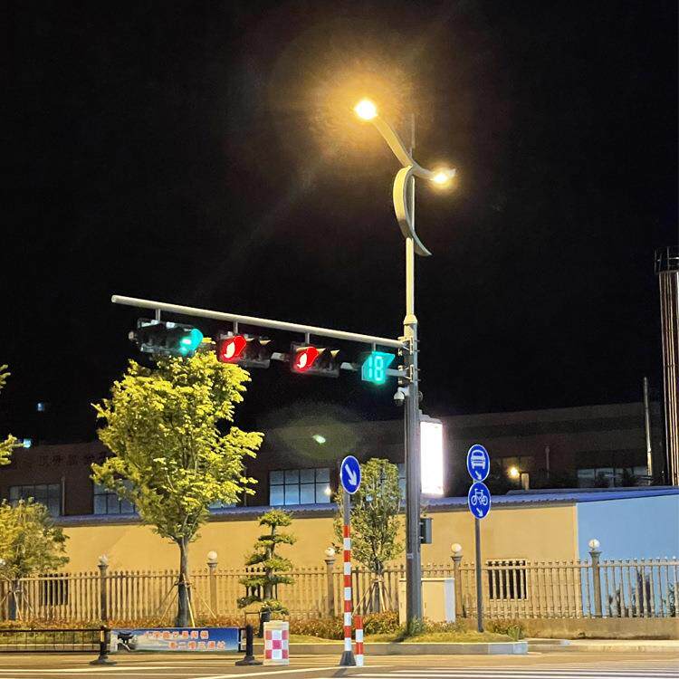 监控路灯合杆路灯 多功能路灯监控一体杆工程LED路灯综合杆