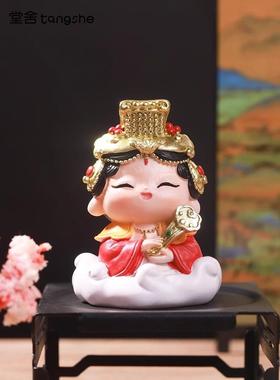 石州岛妈祖摆件白淑屯皇后尊像吉祥纪念品家居摆件情绪稳定