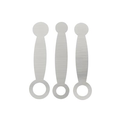 厂家长笛压垫工具不锈钢一套3个装精致实用flute管乐维修配件